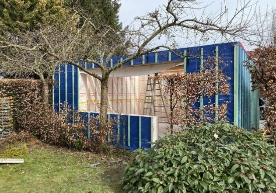 Autoconstruction d'un garage isolé