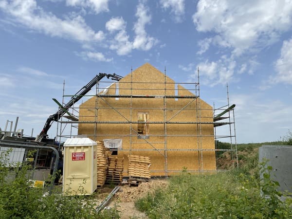 Construction de maisons mitoyennes ossature bois à Montzen
